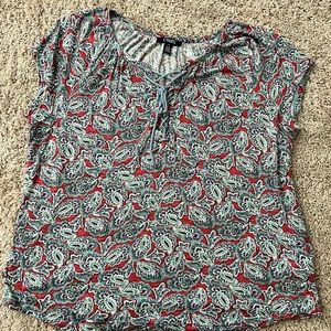 Women shirt size Large tie-up shirt